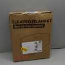 Electric Heated Blanket Full Size 72x84 Inch - Super Soft Flannel, 10 Heat Settings, 1-12H Auto Shut Off, Machine Washable, Easy Controller, Perfect for Winter Warmth - Wine Red