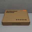 Book Stand for Reading, Adjustable Book Holder with 360 Rotating Bases, Foldable Designs, and Elastic Clips, Multifunctional Display Stand for Recipe, Cookbooks, Magazines, Tablets (Black)