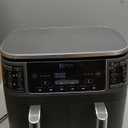 Ninja DZ201 Foodi 8 Quart 6-in-1 DualZone 2-Basket Air Fryer with 2 Independent Frying Baskets, Match Cook & Smart Finish to Roast, Broil, Dehydrate & More for Quick, Easy Meals, Grey