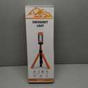 12000mAh Camping Light with Stand, Rechargeable Work Light, 10000 Lumen Dimmable Cordless Work Light with 3 LED Lamp Heads, Magnetic Emergency Flashlight with 79" Detachable Tripod