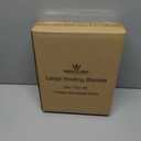 Medical king Heated Blanket, Machine Washable Extremely Soft & Comfortable Electric Blanket Throw Fast Heating with Hand Controller 10 Heating Settings & auto Shut-Off (Red, 50 x 60)