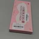 LitBear Heated Eye Mask, Silk Cordless Warm Eye Compress for Dry Eyes, Light Blocking Heat Eye Mask for Women Men, Soft Eye Heating Pad for Dry Eyes, Travel, Rechargeable, Washable Cover (Pink)