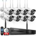 Dual Antennas for WiFi Enhanced & 60 Days Storage AI Human Detected 2K 3.0MP Wireless Security Camera System,OOSSXX 10 Channel DVR HD Outdoor Home Surveillance WiFi Cameras Systems