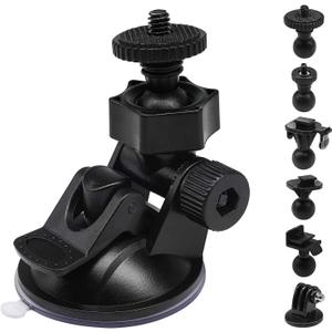 Sportway S30 Dash Cam Suction Mount (2nd Gen) with 10pcs Joints for REXING,Z-Edge,Old Shark,YI,KDLINKS,Falcon Zero,Transcend,Crosstour,VANTRUE,GoPro Hero and Most Other Dash Cameras DVR GPS