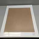 upsimples 18x24 Picture Frame, Display Pictures 16x20 with Mat or 18 x 24 Without, Wall Hanging Poster Frames, White, 1 Pack