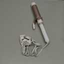 Conair Double Ceramic 1 ½-Inch Curling Iron, 1 ½-Inch Barrel Creates Soft Waves & Curls, Hair Curler for Use on Medium & Long Hair, White/Rose Gold,  1.5 Inch