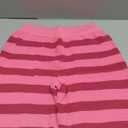 LAMISSCHE Oversized Womens Lounge Set Striped Sweater Set Long Sleeve 2 Piece Pajama Set Top and Pants with Pockets (Small, Hot Pink)