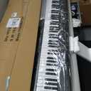 88 Key Piano Keyboard, Semi Weighted Electronic Digital Piano with Music Stand, Power Supply, Sustain Pedal, Bluetooth, Stand, MIDI, for Beginner Professional at Home, Stage