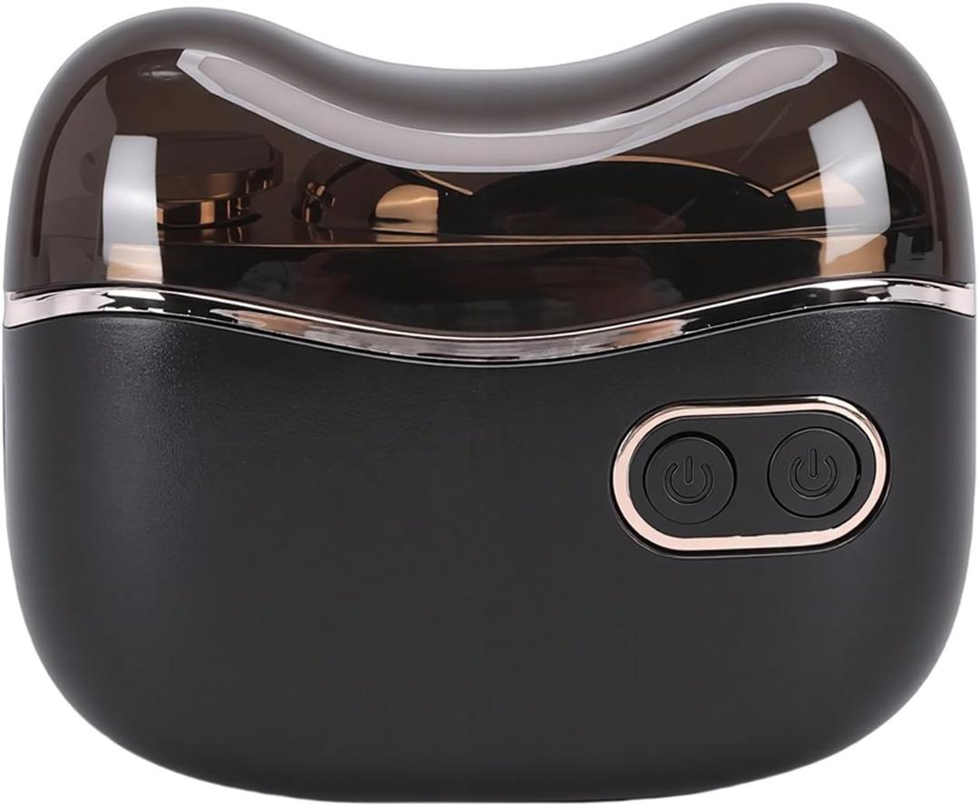 Automatic Electric Nail Clipper, USB Rechargeable Nail File, Safe Trimmer with Built in Light & 2 Speed Settings, Ideal for Fingernail & Toenail Care (Black)