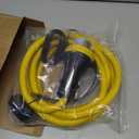 Tellegloww 10FT NEMA L14-30P to SS2-50R RV Marine Power Generator Adapter Cord, 30A 4 Prong Locking Generator L14-30P Male to 50A Marine Shore Power SS2-50R Female with Locking Ring 125V/250V