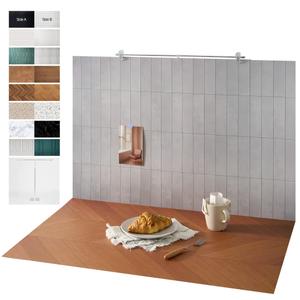 Photography Backdrop Kit 16 Textured Surface Backdrops 22x34 with Stand