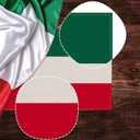 Nepnuser Italy Table Runner 108 Inches Long for Italian Themed Party Decoration Home Kitchen Dining Room Dinner Linen Table Decor