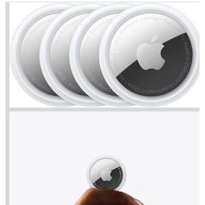 Apple AirTag (1st Generation) - 4 Pack. Keep Track of and find Your Keys, Wallet, Luggage, Backpack, and More. Simple one-tap Set up with iPhone or iPad, Bluetooth