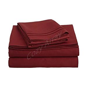 King/Burgundy Red Piece -  in Queen Frame Frame King Frame Frame Queen Size Comforters Queen Size
