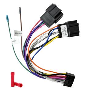 Aftermarket Radio Wiring Adapter Compatible with Chevy 2006-2014/Buick 2008-2017, 16Pin Android Car Stereo Harness with SWC Reverse, Fits for Captiva Silverado Suburban Traverse Enclave