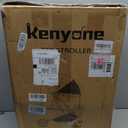 Medium Dog Stroller, Kenyone Pet Stroller for Medium Dogs Up to 55lbs, Lightweight Aluminum Frame, One Click Folding, Large Cat Stroller with No Zip Entry, Detachable Mesh, Multiple Pockets