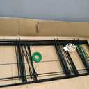 6 Packs Tomato Cages for Garden, 12"12"56" Plant Support Cage with Different Spacing, Green Metal Trellis for Climbing Plants Like Cucumber, Flowers