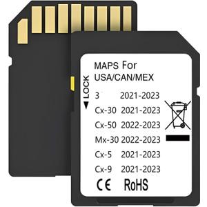 Latest Navigation Memory Card Compatible with Mazda 3(2021-2023), Cx5(2021-2023), Cx9(2021-2023), Cx30(2021-2023), Cx50(2022-2023), Mx30(2022-2023) (Ceypec-05)