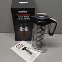 Cold Brew Coffee Maker, 64 oz Tritan Fortified Pitcher, Pour Spout Handle Lid, Resilient & Leak-Proof for Iced Coffee Tea