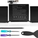 A1708 A1713 Laptop Battery Replacement for MacBook Pro 13 Inch A1708 (Late 2016, Mid 2017, Mid 2019, 2020), EMC 2978 3164, A2171 Battery for MacBook Pro 13 Inch A2159 (2019) A2289 (2020) A2338 (2020)