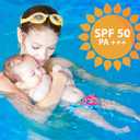 Water Gear Reusable Baby Swim Diaper - Soft and Designed to Keep Your Baby Comfortable - Eco-Friendly - Great to Wear When Learning How to Swim - Pink -Medium - 18-22 lb