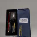 Zalantan Fountain Pen, luxury pens,Fine point smooth writing pens for journaling fancy pens with Gift Case 10 black ink cartridges an ink converte nice pens metal pen writer gifts（Red）