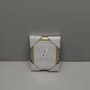 upsimples 5x7 Picture Frame with Real Glass, Ornate Vintage 5 x 7 Photo Frames for Wall Decor or Tabletop Display, White and Gold, 2 Pack