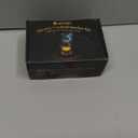 Electric Whiskey Smoker Kit with 4 Light Modes, Rechargeable Cocktail Smoker, 6 Wood Chips, No Butane Required, Christmas/Birthday Gifts for Men, Dad, Husband (FY01)