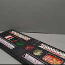 LaRibbons Christmas Wrapping Paper Sets, Gingerbread Man & Polka Dot & Stripes Design with Ribbons & Gift Tags & Metallic Pom Pom for Christmas, Holiday, 30Inch × 10Feet（ 4 Rolls: 100 Sq.Ft.Ttl）
