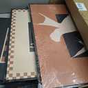 Large Framed Vintage Abstract Wall Art for Living Room, 4 Piece Set, 28"L x 28"W