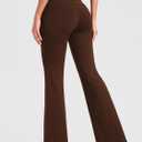 AFITNE Women's Yoga Pants Bootcut Workout Leggings Flare Casual Lounge Pants with Pockets High Waist and Tummy Control (L)