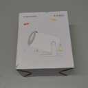 Magcubic 2026 Upgraded HY300PRO Mini Projector with WiFi and Bluetooth, Portable Projector 4K Support, Auto Keystone, 180 Degree Rotation, Smart Projector for Home Outdoor (White)