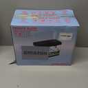 Fish Tank 2.4 Gallon Aquarium Kit with Humidifier 7-Color Auto-Looping 3 in 1 Quiet Pump with Filteration & Oxygenation & Circulation, Temperature Display, HD Glass (White)