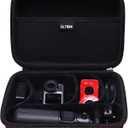 LTGEM Action Camera Case Compatible with GoPro Hero 13/12 / 11/10 / 9/8 / 7/6 / 5 / Go Pro MAX2 / MAX Action Camera, Accessories Carrying Storage Bag (Moveable Dividers)