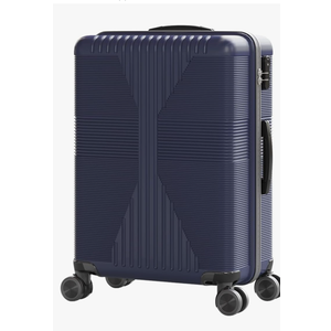 Karl home Hardshell Carry On Luggage with Spinner Wheels, Lightweight PP Hardside Small Suitcase with Built-in Lock & Smooth Zipper, 22 Inch Airline Approved, Blue