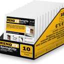 Plastic Access Panel 6x6 inches with Spring Click Technology - No Tools Required - For Drywall, Ceiling and Wall - Access Door for Plumbing, HVAC and Other Holes or Openings