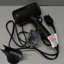 ANNLARY Hair Dryer with Comb | 1800W Blow Dryer with Diffuser for Curly Hair | Plasma Ionic Hairdryer for Frizz Control | Foldable & Protable Design for Travel | 6.5 ft ALCI Cord (Black)