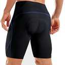 Sportneer Padded Bike Shorts for Men - 4D Padding Mens Bicycle Cycling Biking Clothing Shorts, Breathable and Absorbent S