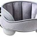 Car Head Support Toddle Car Neck Relief Baby Child Car Seat Adjustable Head and Neck Support Band - A Comfortable Sleep Solution, Gray