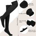 Jadive 5 Pcs Women Elf Renaissance Medieval Dress Traditional Irish Fairy Viking Costume Elf Ear for Halloween Cosplay (XL)