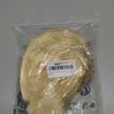 JoneTing Short Blonde Mushroom Wig+Hair Cap Bowl Cut Wigs 70s 80s Men Wigs Short Blonde Funny Wig for Man Blond Bob Hair With Bang for Christmas Cosplay Costume for Halloween Party Outfit