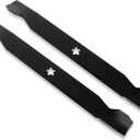 532138971 Mower Blades for Craftsman/HU/Poulan 42" Lawn Tractor, 138498 High Lift Blades for Craftsman LT1000 DYT4000, Hus qvarna YTH18542, Replace 127843 531307224, 2 Pack
