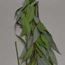 Ling's Moment Artificial Plants Eucalyptus Leaves Branches,10Pcs 17.7"Tall Fake Greenery Filler w/Stems, Lifelike Texture Plant Decor for Wedding Bouquets/Table Centerpieces, Outdoor/Party/Room/Office