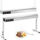 36 Inch Food Heat Lamp, 1000W Commercial Food Warmer Electric Heating Lamp Overhead Stainless Steel Catering Heat Lamps for Buffet Restaurant Parties, 110V