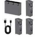 Avata 2 Intelligent Flight Battery 3-Pack 2150mAh Large Capacity Portable Replacement Battery and Two-Way Charging Hub， Fully Compatible with Avata 2 Drone（23 Minutes of Max Flight Time）