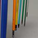 9 PCS Allen Wrench Set, Cr-V Metric Hex Key Set 1.5-10mm, L Key Set with Color-coded & Storage Bracket for Bike Repair, Furniture Assembly, Motorcycle Maintenance