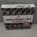 Chain Link Fence Privacy Tape 250 ft (40 SqFt) (Obsidian Black) for Gardening, Outdoor Wall, Balcony, Patio, Yard, Injury Prevention, Safety Fence Cover for Dog, Other Pet Hedge Slats
