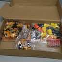 BenLouis 168Pcs Construction Party Favors Excavator Theme Coloring Books Crayons Sticker Set Bulk for Kids Construction Birthday Goodie Bag Stuffer Classroom Gifts Rewards Craft Pinata Fillers