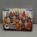 MISITU 1000 Pieces Jigsaw Puzzles for Adults Teens Challenging Difficult Puzzles Impossible Puzzles Art Craft Puzzle Games Toys Gifts Colorful Castle House Jigsaw Puzzle 28 x 20 inch