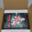 Ohuhu Markers Brush Tip 48-colors with 36-sheet Coloring Book - Double Tipped Markers for Adults Coloring Books - Art Marker Set Bundles with 100% Bleed-proof Pages - Fine & Brush Dual Tips, 48 Colors & 36 Pages Diverse Coloring Book